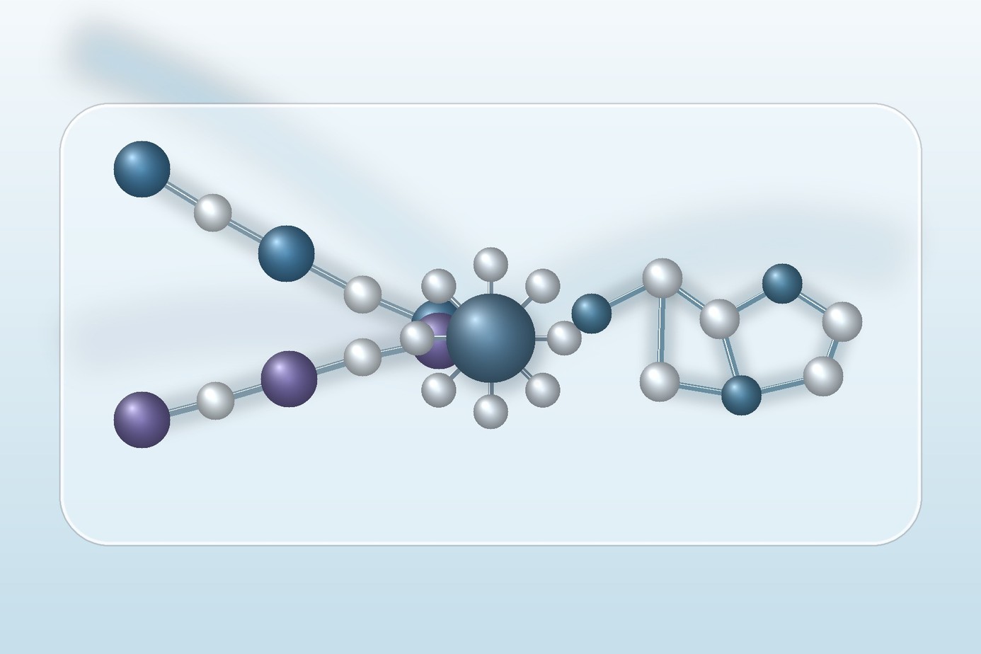Two stylized molecular streams converge into a connected siloxane structure in a microreactor-inspired scene.