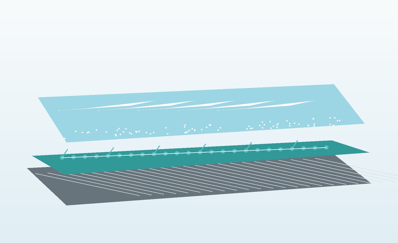 Layered metal and transparent coating structure separated by a dense nanoscale organosilicon interface.