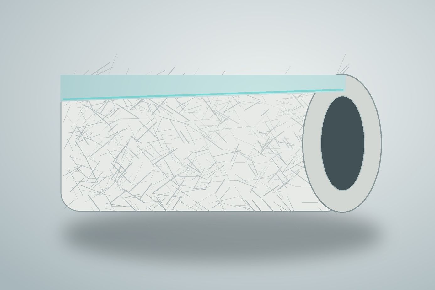 Porous separator roll carrying a thin, uniform silicon-organic hybrid surface treatment.