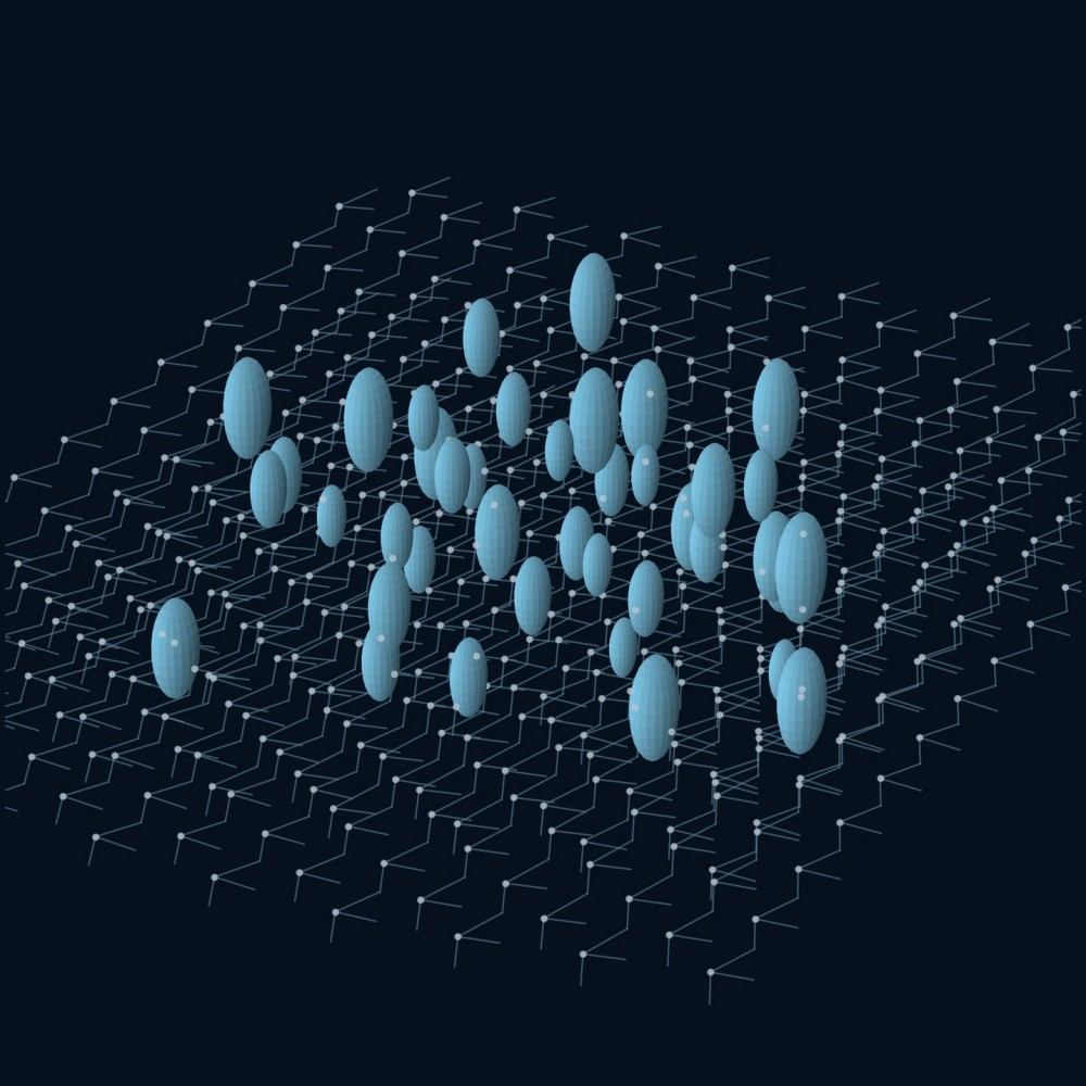 Nanoscale silicon particles integrated with layered graphene-style sheets to create an interconnected conductive composite.