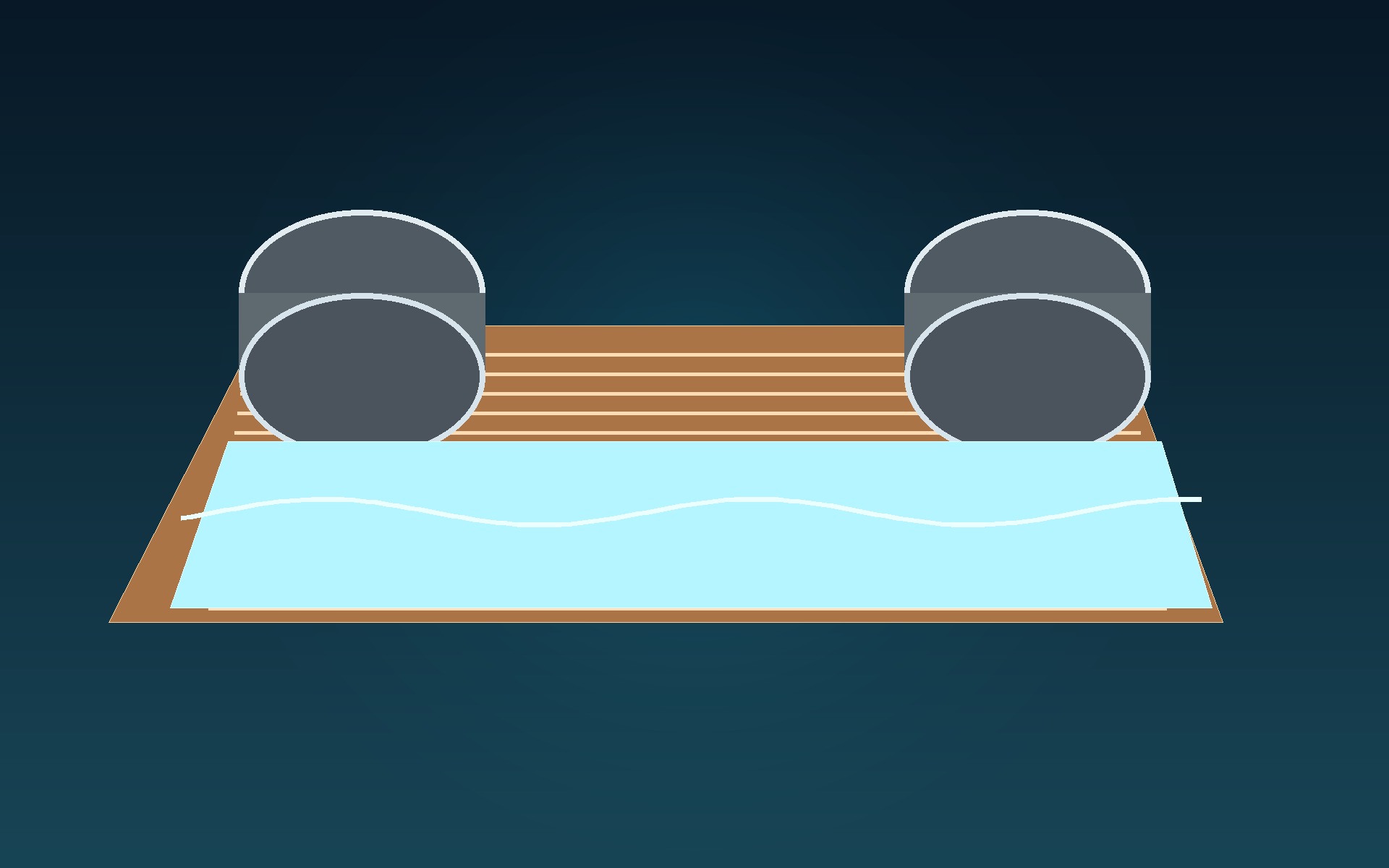A transparent silicone film advancing evenly along metallic energy-material foil in a controlled coating zone.