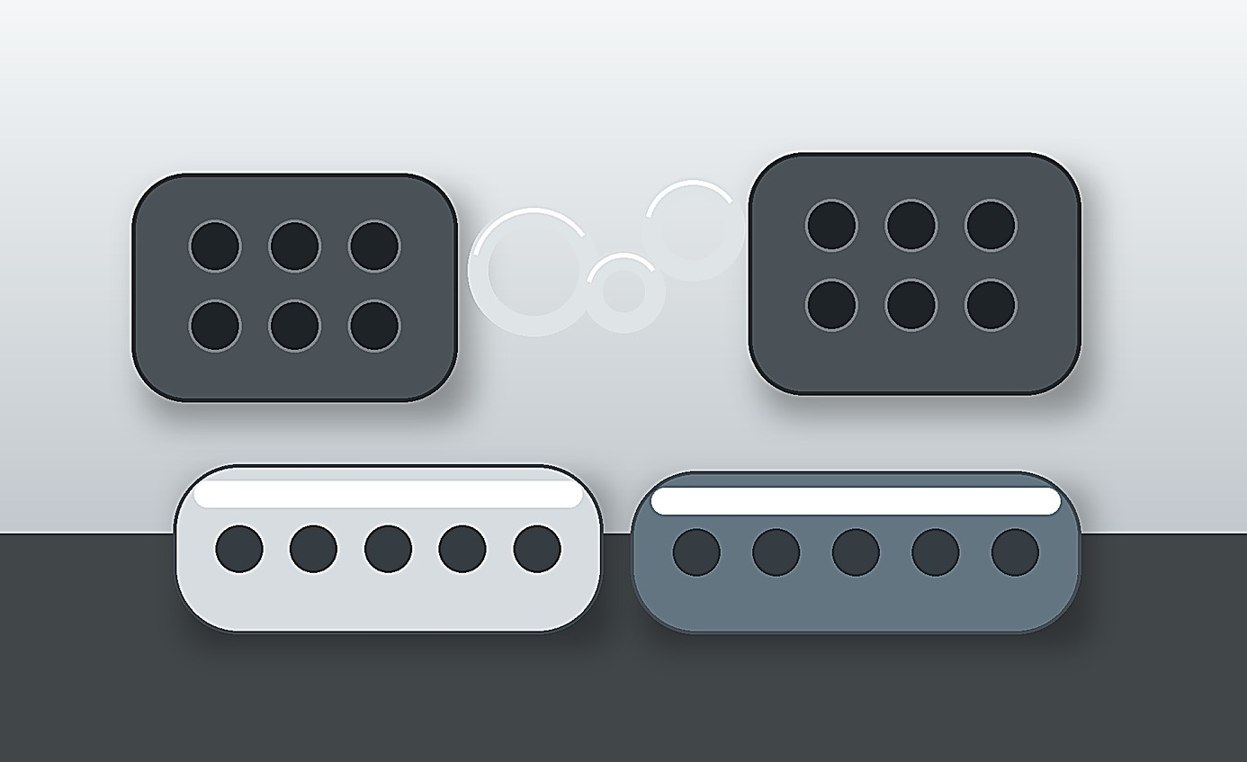 Close-up of molded silicone connector seals with a smooth low-friction surface finish.