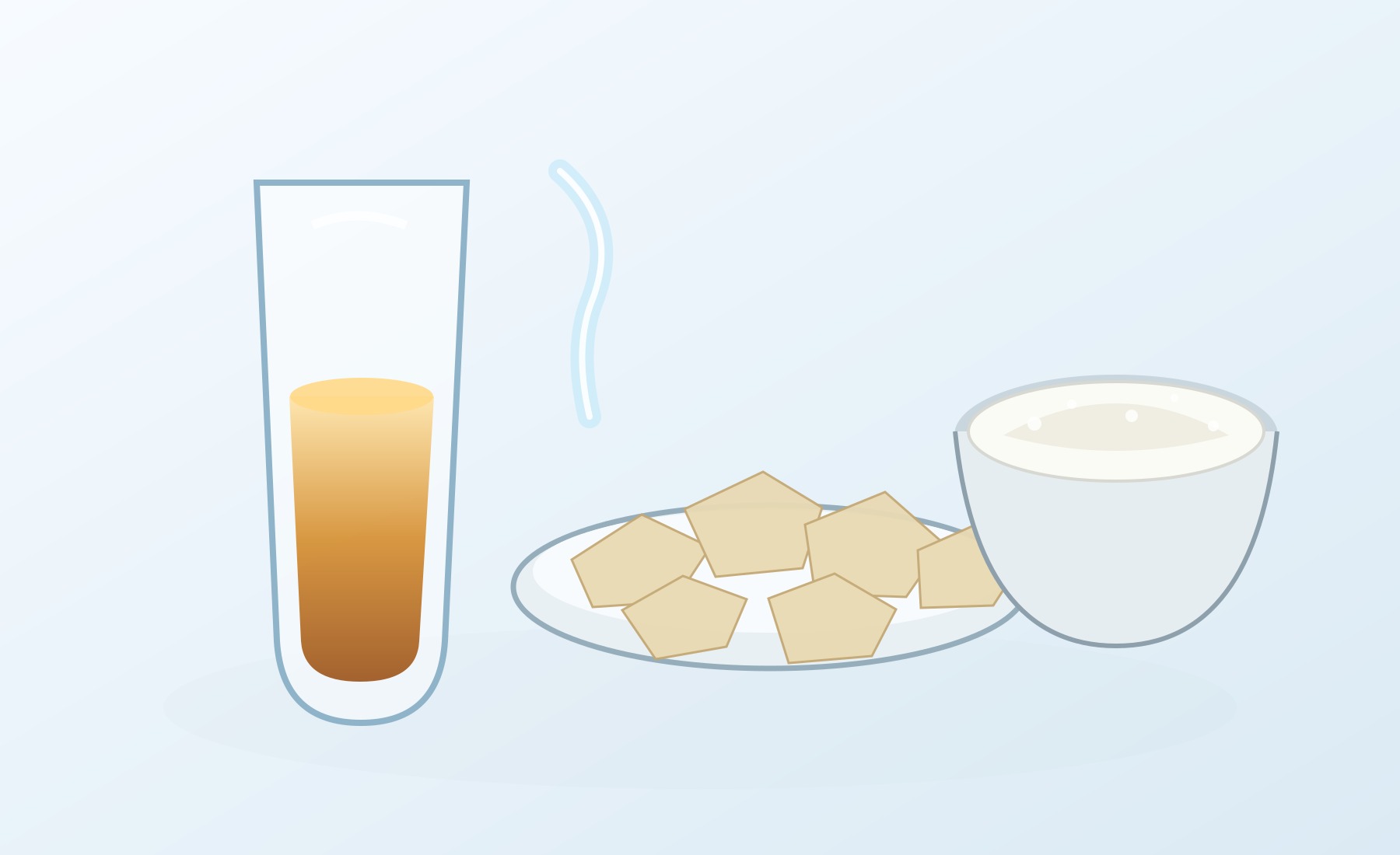 Clear and amber silicone resin feedstocks shown as liquid, flakes and fine powder in unlabelled process glassware.