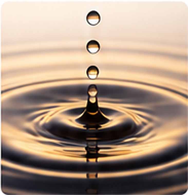 Droplet impact on a liquid surface demonstrating fast wetting and spreading behavior.