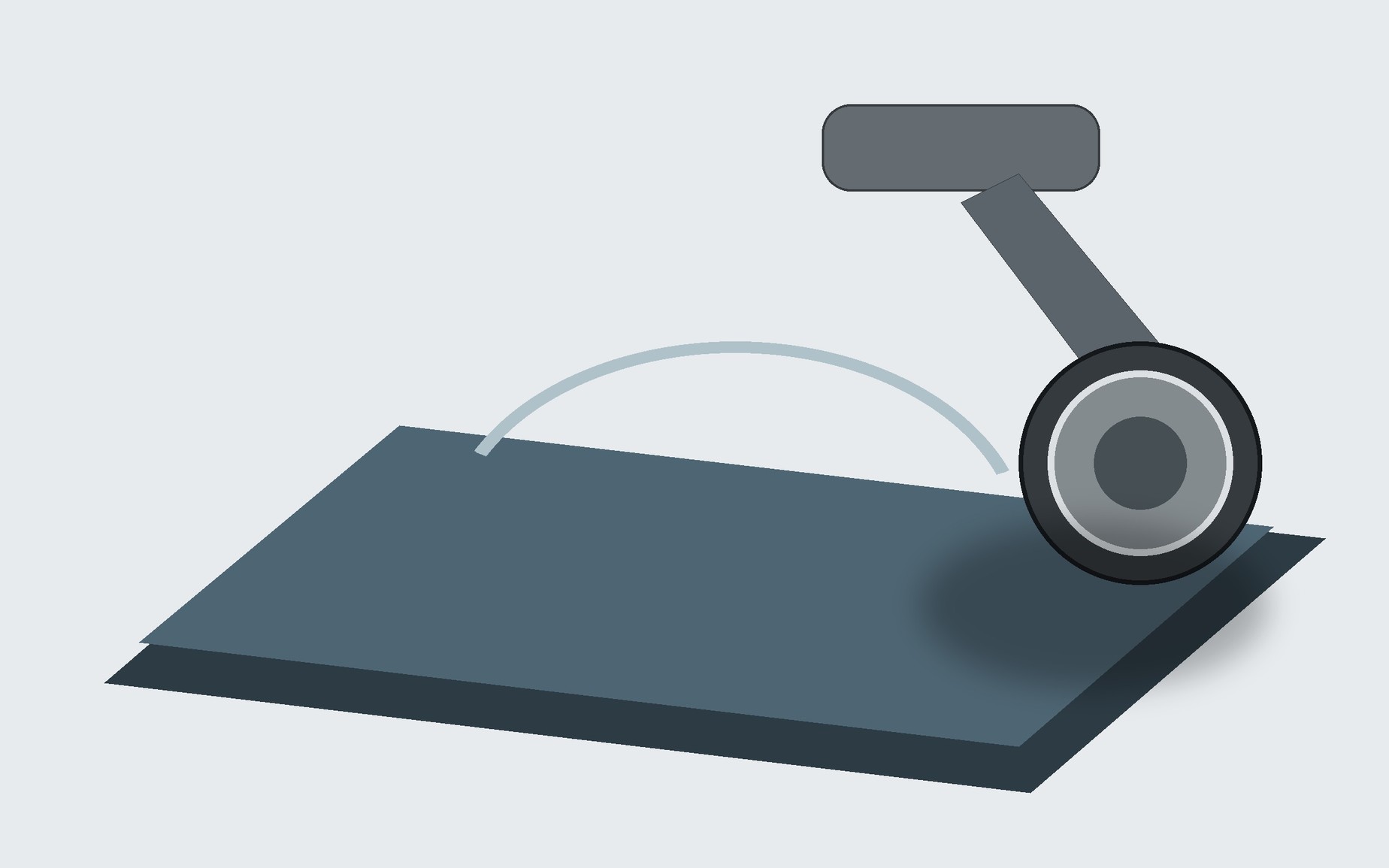 A precision abrasion wheel contacts a coated coupon while circular wear paths indicate controlled surface-durability testing.