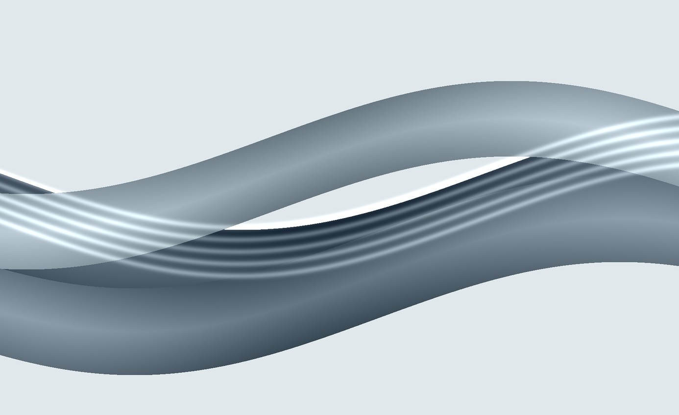 Smooth coated polymer film with flowing highlights that suggest low-friction surface behavior.